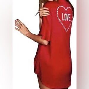 Red Love Heart Victoria’s Secret Robe